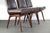 This gorgeous set of four vintage modern dining chairs feature an unusual high backrest ensuring maximum comfort. Stylish...