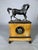Charles X Style Mantelpiece Set with Horse Clock and Pair of Casseroles For Sale - Image 6 of 12