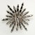 Abstract Kramer of New York Starburst Clear Rhinestone Brooch For Sale - Image 3 of 5
