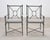 Late 20th Century Set of Four Rh Catalina Aluminum Patio Garden Dining Armchairs For Sale - Image 5 of 18