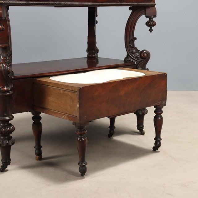 Louis Philippe Mahogany Dressing Table For Sale - Image 6 of 12