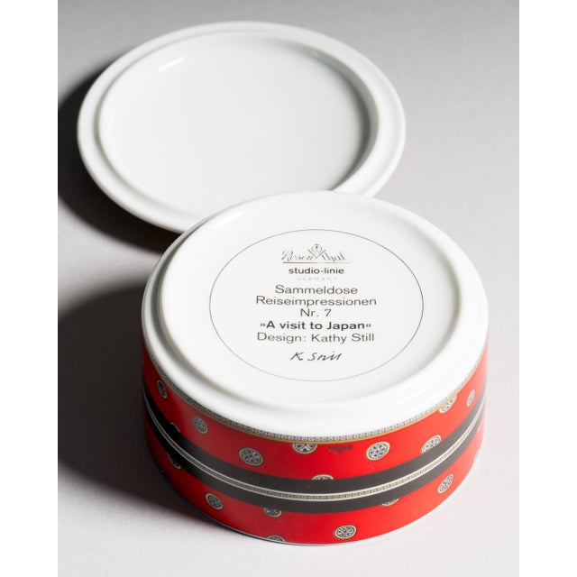 Visit to Japan Collectors Box No. 7 by Kathy Still for Rosenthal Studio-Line, Germany, 1980s For Sale - Image 11 of 13
