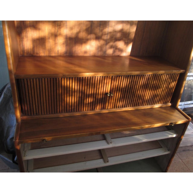 1960s Kipp Stewart Drexel Declaration Secretary Bookcase Mid Century Modern For Sale - Image 11 of 12