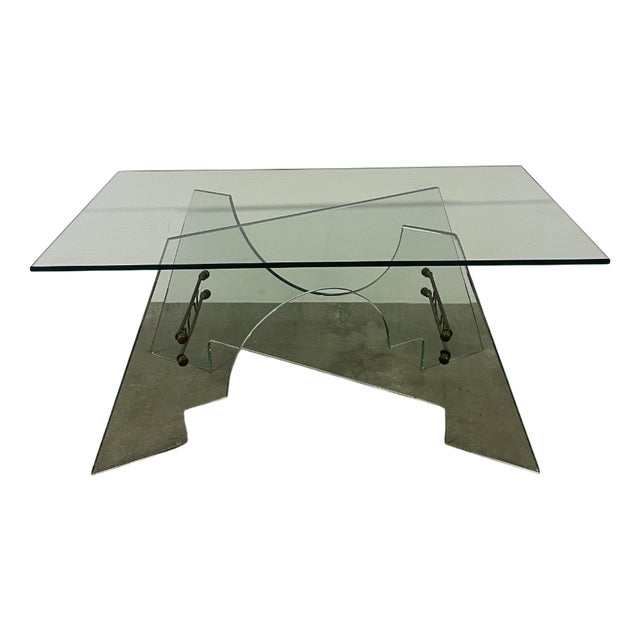Glass Table from Fontana Arte, 1960s For Sale