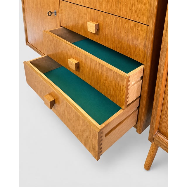 Black Monti 300 Shelving Units and Desk by František Jirák for Tatra, 1960s, Set of 4 For Sale - Image 8 of 10