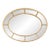 Authentic Friedman Brothers Adams Style Segmented Oval Gilt Mirror For Sale