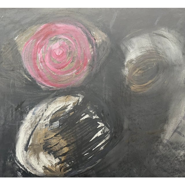 Franz Kline Large Vintage Abstract Organic Mid Century Work For Sale - Image 4 of 13