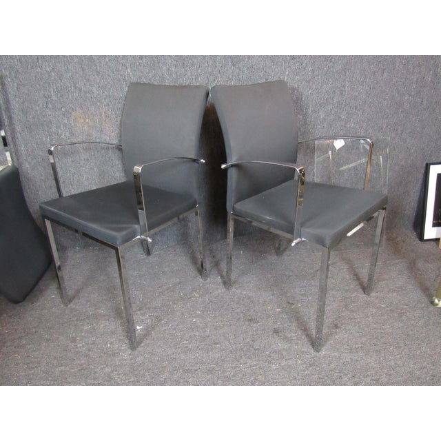 Mid 20th Century Mid 20th Century Italian Upholstered Dining Chairs - 6 Pieces For Sale - Image 5 of 8