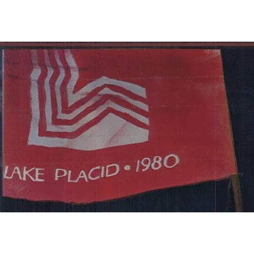 Modern 1980 Unknown 'XIII Olympic Winter Games' Photography White,Red,Black Foil Print For Sale - Image 3 of 4