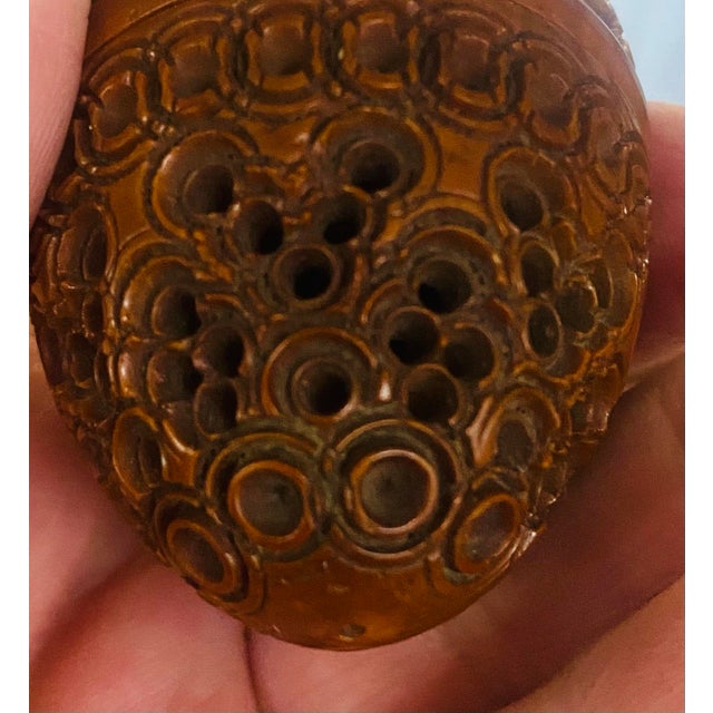 Hand Carved Coquilla Nut Box, 19th Century For Sale - Image 4 of 7