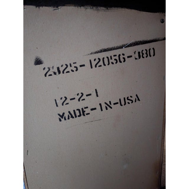 Mid 20th Century Hand Painted Vintage Student Desk For Sale - Image 5 of 6