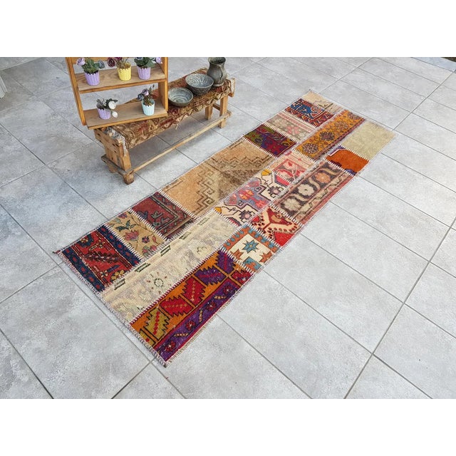 3x10 Vintage Turkish Runner Rug For Sale - Image 4 of 10