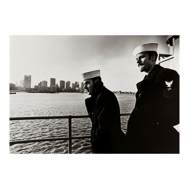 1983 Sailors in Boston Harbor Photograph For Sale