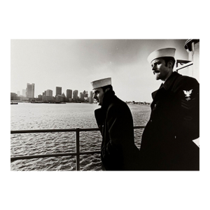 1983 Sailors in Boston Harbor Photograph