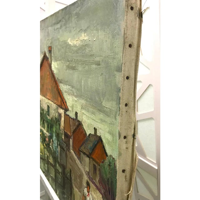 Ernest Voegeli, Family House, Oil on Canvas For Sale - Image 6 of 8