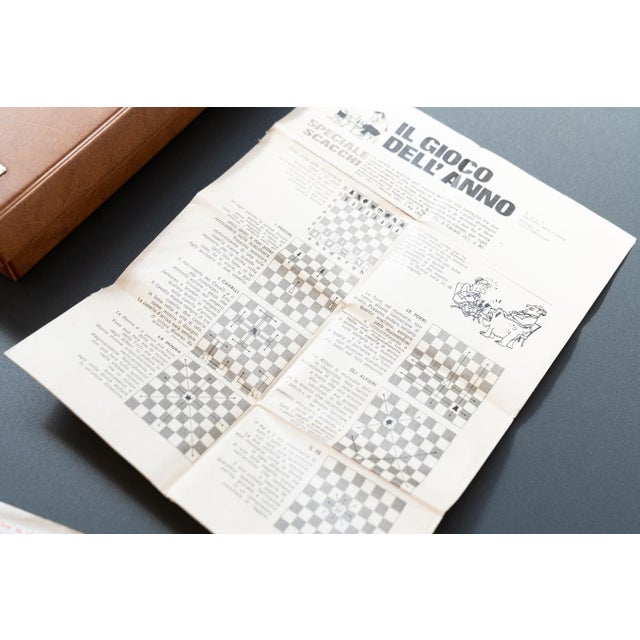 Textile Vintage Chessboard, Italy, 1970s For Sale - Image 7 of 18