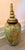 Large Hand-Painted Crackle Finish Lidded Decorative Ginger Jar With Pineapple Motif For Sale - Image 9 of 13
