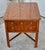 Drexel Inlaid Side Table YewWood One Drawer Regency Style Stretcher Base Vintage For Sale - Image 12 of 13