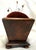 19th Century Antique Rosewood Sewing Box With Velvet Top and Assorted Pins For Sale - Image 4 of 18