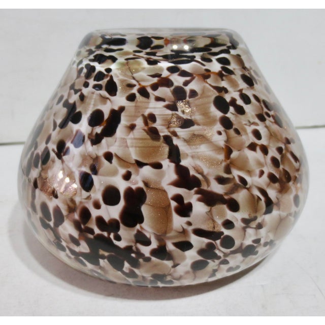 Murano Italy Murano Tortoiseshell With Gold Flecks For Sale - Image 4 of 6