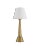 2020s Currey & Company Saunter Brass Cordless Table Lamp For Sale - Image 5 of 7