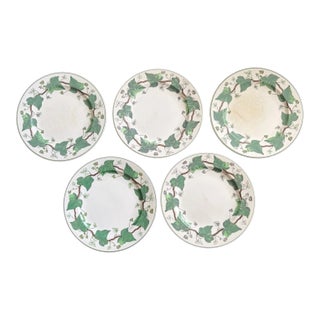 Napoleon Ivy Wedgwood Vintage Plates - Set of 5 For Sale