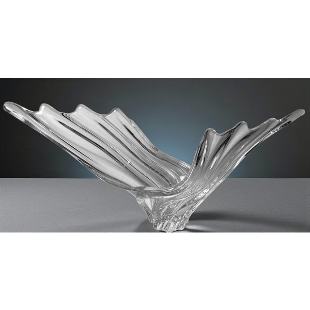 Mid 20th Century Art Deco French Crystal Centerpiece, Produced in the Vannes-Le-Châtel Area For Sale - Image 17 of 18