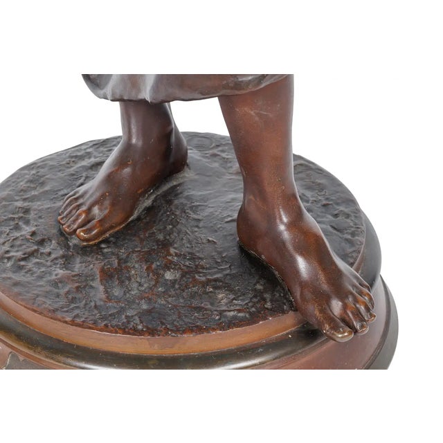 French Le Garde Du Harem, a Monumental Orientalist Bronze Sculpture by G. Coudray C. 1880 For Sale - Image 3 of 12