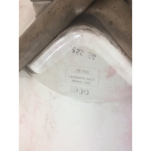 1960s Mid Century Modern Set of Four Molded Plastic Chairs With Swivel Base For Sale - Image 5 of 12