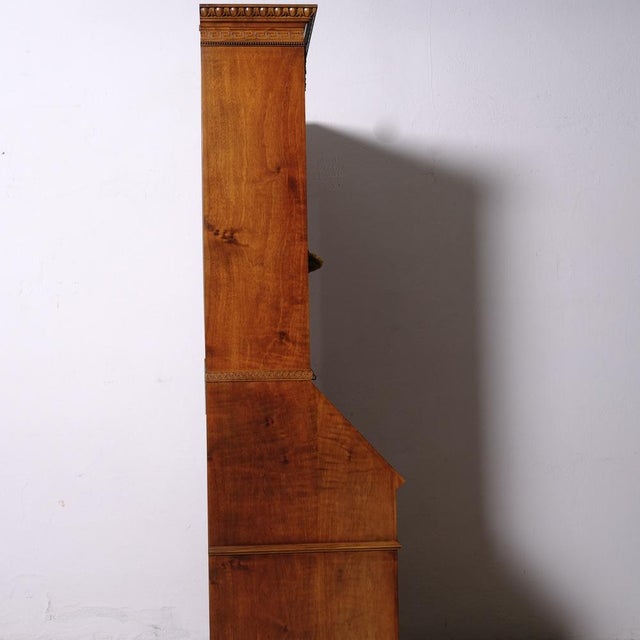 Louis XVI Display Cabinet with Flap Secretaire, Italy, 1950s For Sale - Image 12 of 18