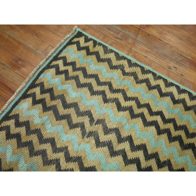 Vintage Turkish Deco Runner For Sale - Image 4 of 18