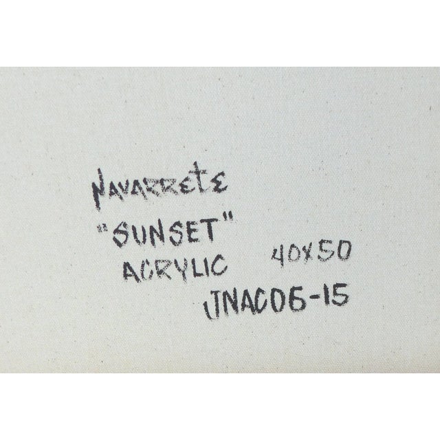 Contemporary Painting on Canvas by Cuban-American Artist Juan A. Navarrete For Sale - Image 9 of 11