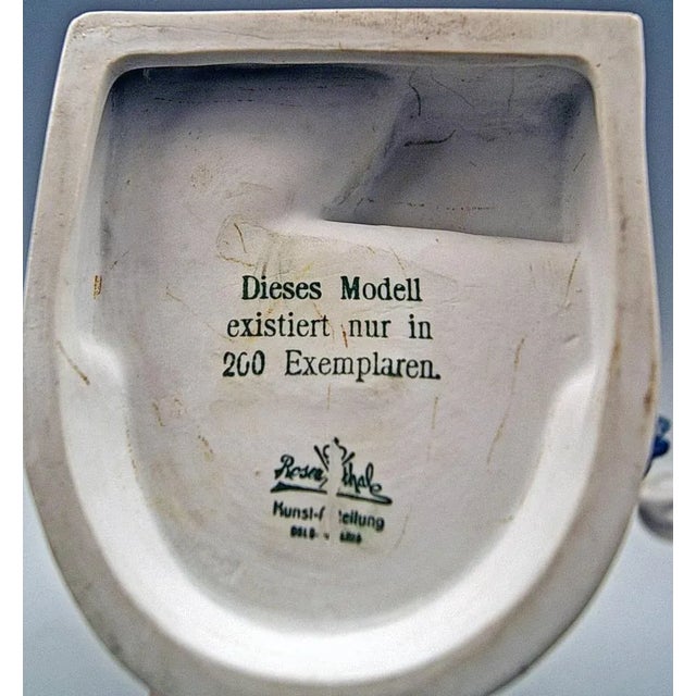 Ceramic Temple Figurine attributed to F. Liebermann for Rosenthal, Germany, 1914 For Sale - Image 7 of 8