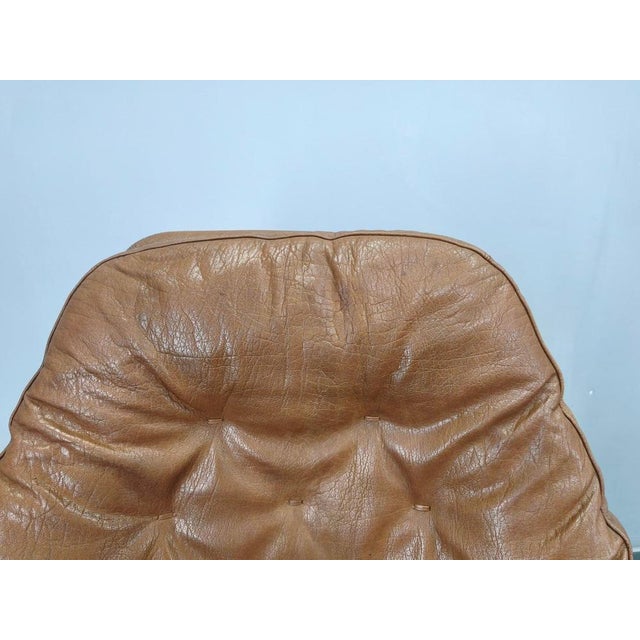 Metal Set of MS68 Lounge Chair and Ottoman by Madsen & Schubell, 1960s For Sale - Image 7 of 18