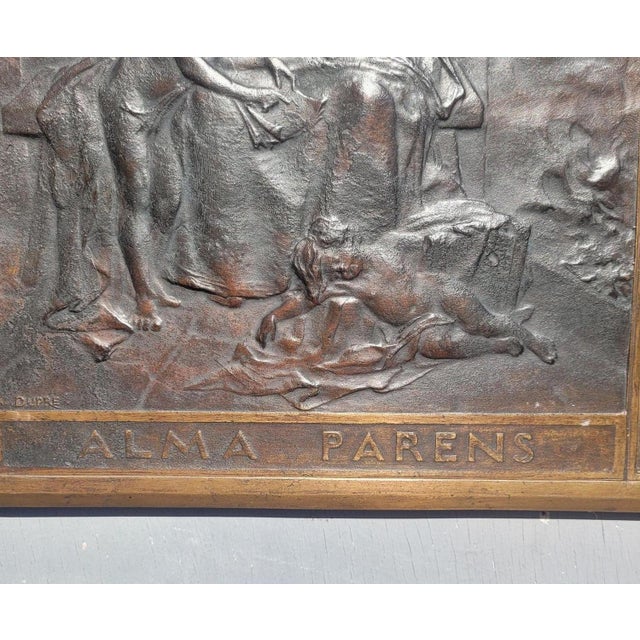 Large Early 20th Century Bronze Allegory in Relief from Georges Dupré For Sale - Image 4 of 18