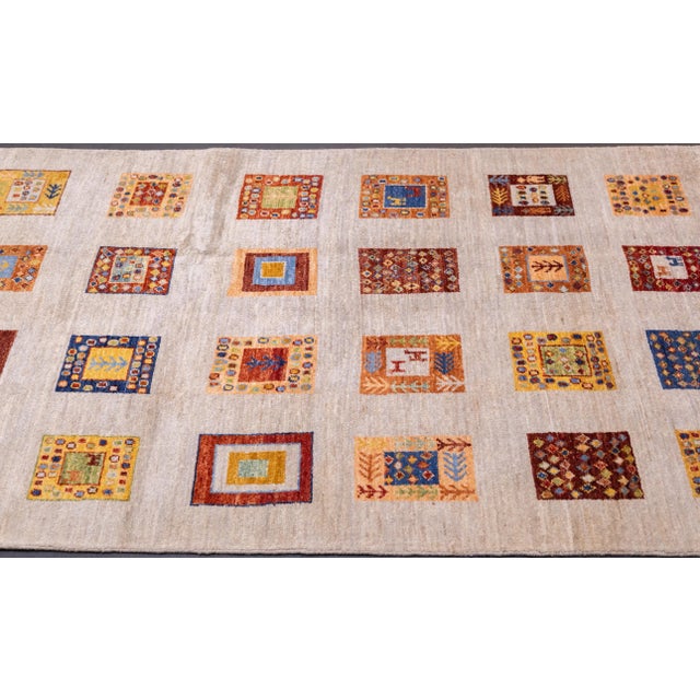 Contemporary Gabbeh Rug 3'11'' X 6'3'' For Sale - Image 9 of 10