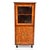 An elegant corner display cabinet or small bookcase from Baroque period, dating to around 1820. The piece is veneered in...