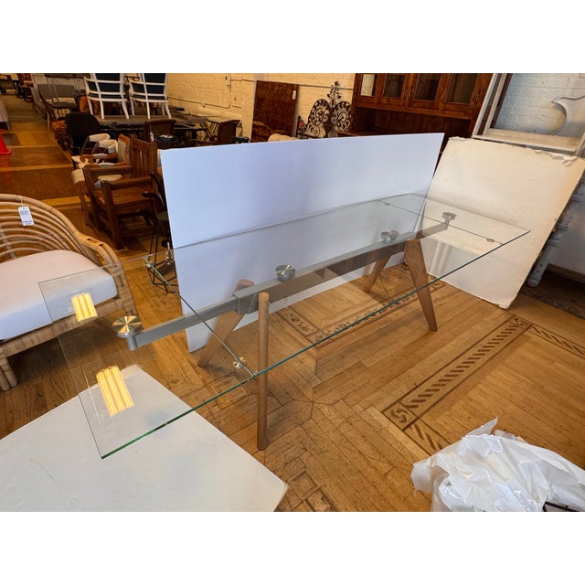 BoConcept Monza Extendable Glass Dining Table For Sale - Image 11 of 12
