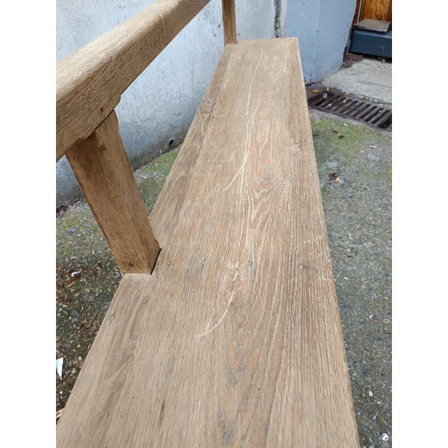 Church Bench in Oak For Sale - Image 15 of 18
