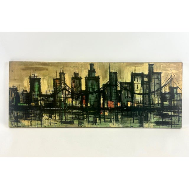 Marius Girard, Metropolitan Bridge, 1963, Lithograph For Sale - Image 10 of 10