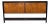 John Stuart and Mount Airy Modern King Size Bed Headboard Walnut and Dark Wood For Sale