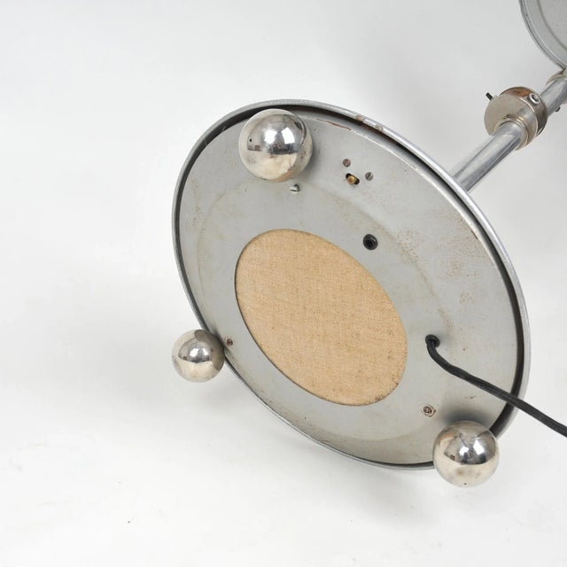 Art Deco Lamp with Integrated Table from Stiltron, 1930s For Sale - Image 3 of 5