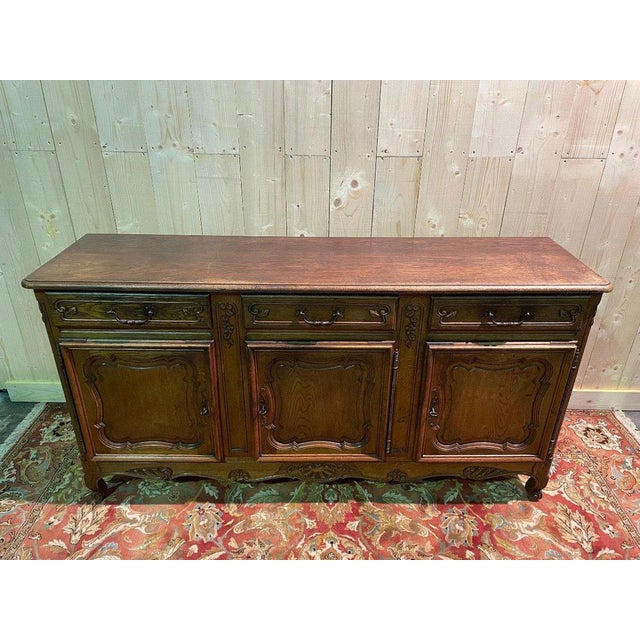 Artist: None Period: 20th century Style: Louis 15th - Transition Condition: Good condition Material: Solid wood Length:...