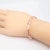 Kabana Rose Gold Diamond Mother of Pearl Bangle Bracelet For Sale - Image 10 of 11