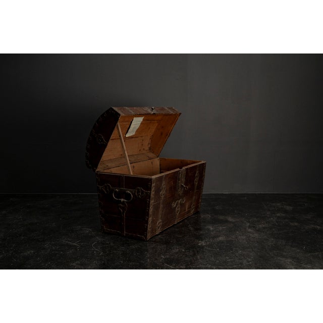 Oak Lid Chest, 1802 For Sale - Image 13 of 18