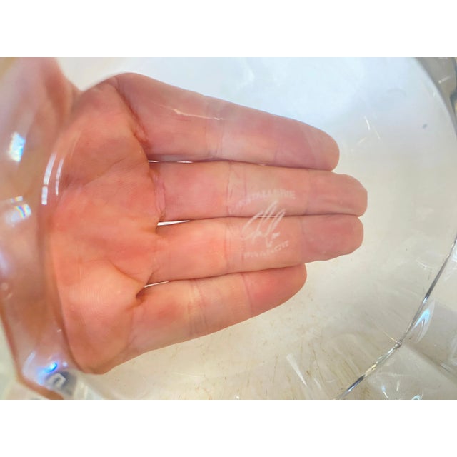 Ashtray in Crystal from Cristallerie De Haute Bretagne, 1970s For Sale - Image 4 of 10