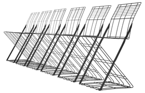 Zig Zag Wire Chairs by Gerrit Thomas Rietveld, 1970s, Set of 6