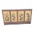 Vintage Authentic Korean Chaekgeori Munbangdo Four Panel Scholar Screen For Sale