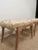 Mid 20th Century French Mid-Century Cerused Oak Stools - a Pair For Sale - Image 12 of 12
