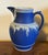 Antique 19th Century Wedgwood Dark Blue Jasperware Pitcher Circa 1863 For Sale - Image 14 of 18